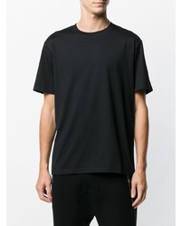 T-shirt girocollo stampata nera di Versus