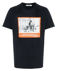 T-shirt girocollo stampata nera di Zadig & Voltaire