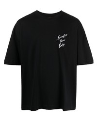 T-shirt girocollo stampata nera di Études
