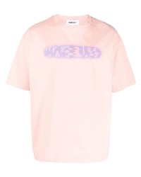 T-shirt girocollo stampata rosa di Ambush