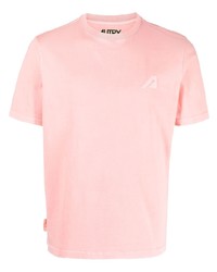 T-shirt girocollo stampata rosa di AUTRY