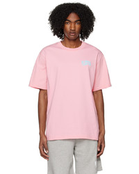 T-shirt girocollo stampata rosa di Billionaire Boys Club