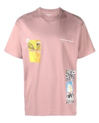 T-shirt girocollo stampata rosa di Carhartt WIP