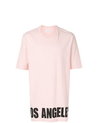 T-shirt girocollo stampata rosa di Faith Connexion