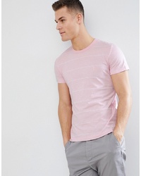 T-shirt girocollo stampata rosa di French Connection