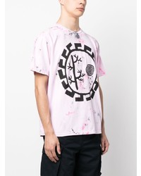T-shirt girocollo stampata rosa di WESTFALL