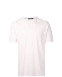 T-shirt girocollo stampata rosa di GUILD PRIME