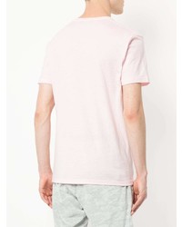 T-shirt girocollo stampata rosa di Loveless