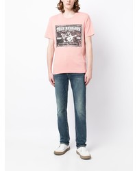 T-shirt girocollo stampata rosa di True Religion