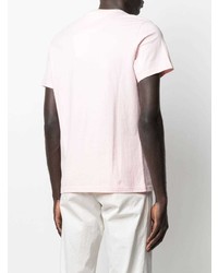 T-shirt girocollo stampata rosa di Barbour