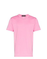 T-shirt girocollo stampata rosa di Mastermind Japan