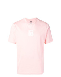 T-shirt girocollo stampata rosa di New Balance
