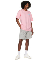 T-shirt girocollo stampata rosa di Billionaire Boys Club