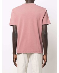 T-shirt girocollo stampata rosa di Eleventy