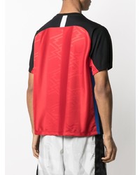 T-shirt girocollo stampata rossa e nera di Koché