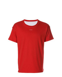 T-shirt girocollo stampata rossa di Alyx