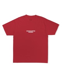 T-shirt girocollo stampata rossa di Brockhampton