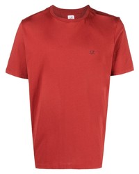 T-shirt girocollo stampata rossa di C.P. Company