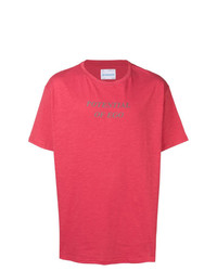 T-shirt girocollo stampata rossa di C2h4