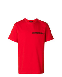 T-shirt girocollo stampata rossa di Calvin Klein 205W39nyc