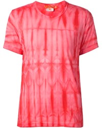 T-shirt girocollo stampata rossa di Comme des Garcons