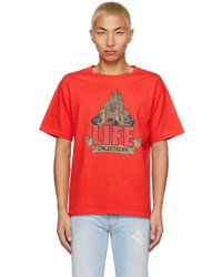 T-shirt girocollo stampata rossa di ERL