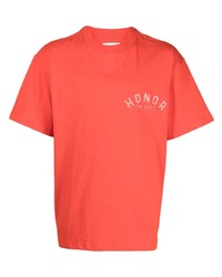 T-shirt girocollo stampata rossa di HONOR THE GIFT