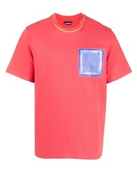 T-shirt girocollo stampata rossa di Jacquemus