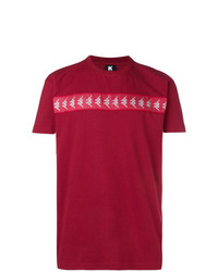 T-shirt girocollo stampata rossa di Kappa Kontroll