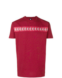 T-shirt girocollo stampata rossa di Kappa Kontroll