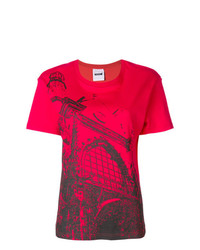 T-shirt girocollo stampata rossa di Koché