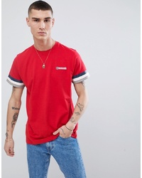 T-shirt girocollo stampata rossa di Lambretta