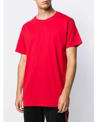 T-shirt girocollo stampata rossa di Les (Art)ists