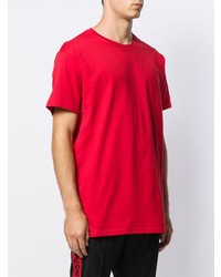 T-shirt girocollo stampata rossa di Les (Art)ists