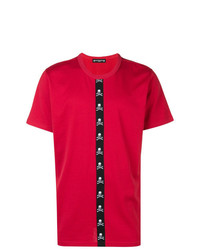 T-shirt girocollo stampata rossa di Mastermind World