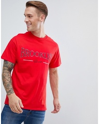 T-shirt girocollo stampata rossa di New Look