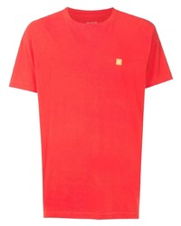 T-shirt girocollo stampata rossa di OSKLEN