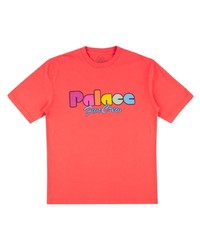 T-shirt girocollo stampata rossa di Palace