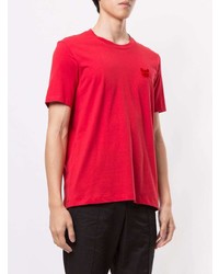 T-shirt girocollo stampata rossa di CK Calvin Klein