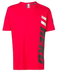 T-shirt girocollo stampata rossa di Rossignol