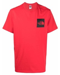 T-shirt girocollo stampata rossa di The North Face