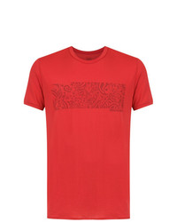 T-shirt girocollo stampata rossa di Track & Field