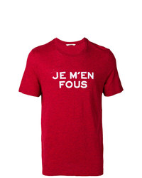 T-shirt girocollo stampata rossa di Zadig & Voltaire