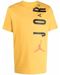T-shirt girocollo stampata senape di Jordan