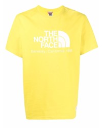 T-shirt girocollo stampata senape di The North Face