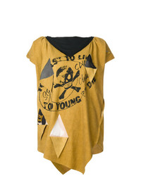 T-shirt girocollo stampata senape di Vivienne Westwood Anglomania