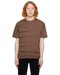 T-shirt girocollo stampata terracotta di FREI-MUT