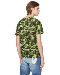 T-shirt girocollo stampata verde menta di BAPE
