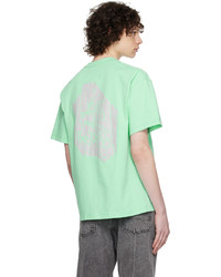 T-shirt girocollo stampata verde menta di Objects IV Life