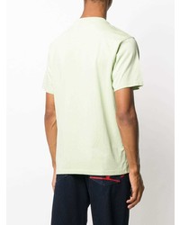 T-shirt girocollo stampata verde menta di Kenzo